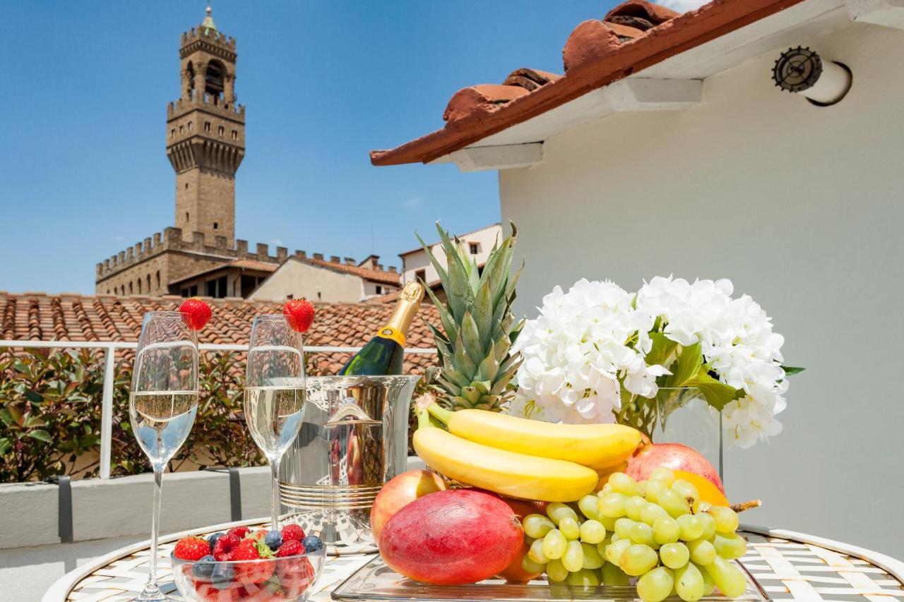 "Palazzo Signoria" Luxury Loft/Apt With Panoramic Terrace Lägenhet Florens Exteriör bild